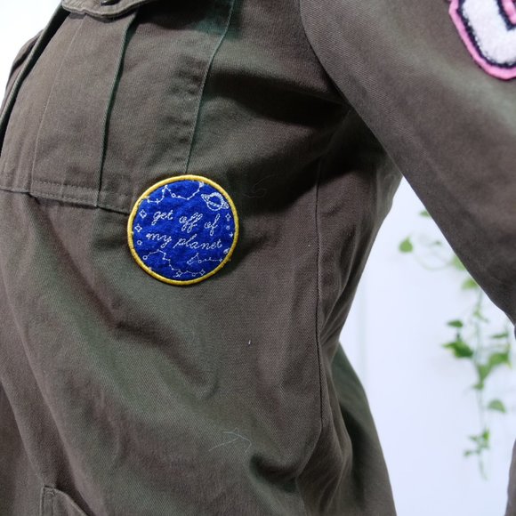 Super cute art pop utility jacket - Picture 12 of 13